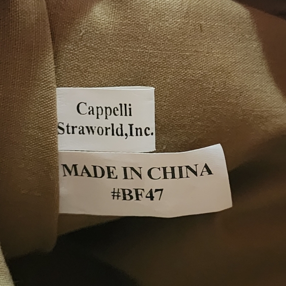 Vintage Cappelli Straworld Floral Beaded Faux Suede Shoulder Bag 2003 - Picture 13 of 14